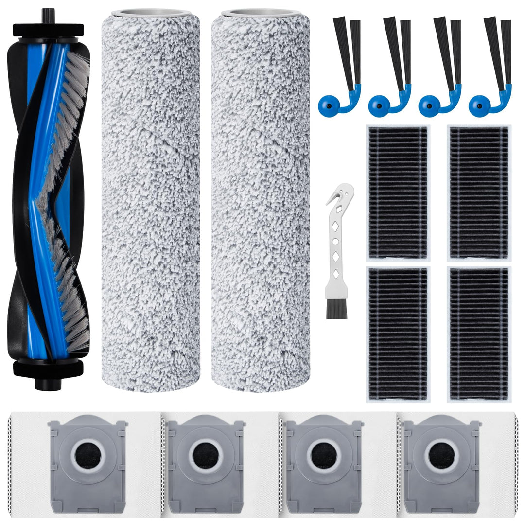 Zubehörset für Ecovacs Deebot T80S Omni / X9 Pro Omni / X11 Pro Omni Roboterstaubsauger Ersatz, 1 Ro
