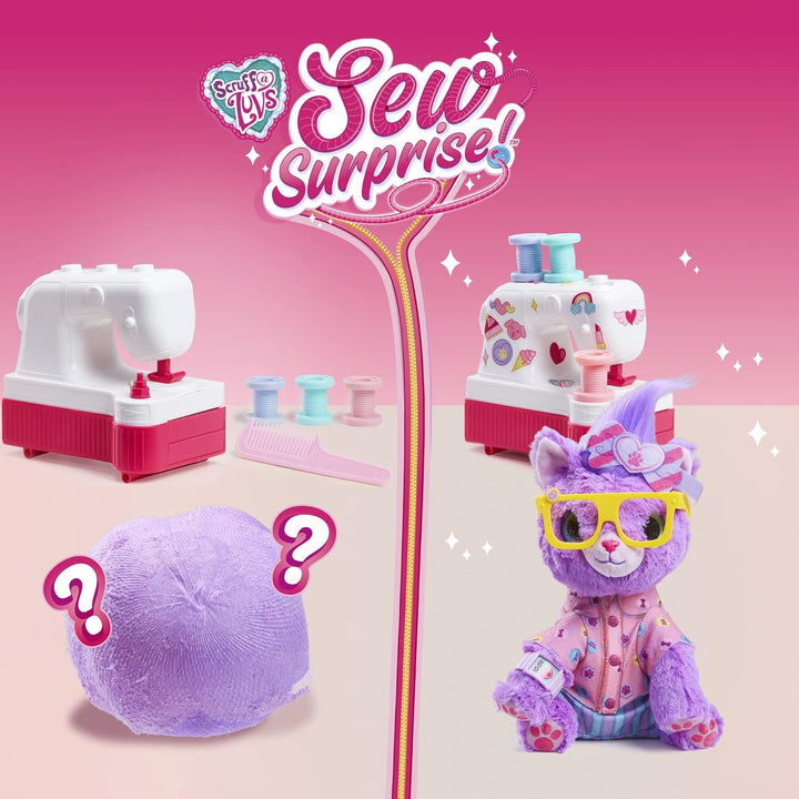 Little Live Pets Scruff-a-Luvs Sew Surprise. Retten, enthüllen und pflegen Sie einen geheimnisvollen