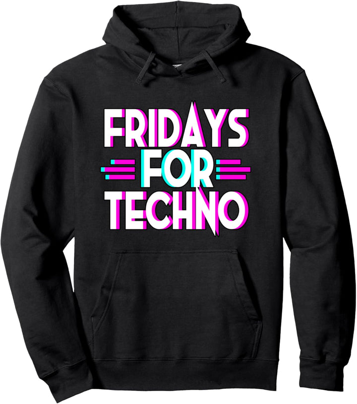 Techno Rave Pullover Hoodie