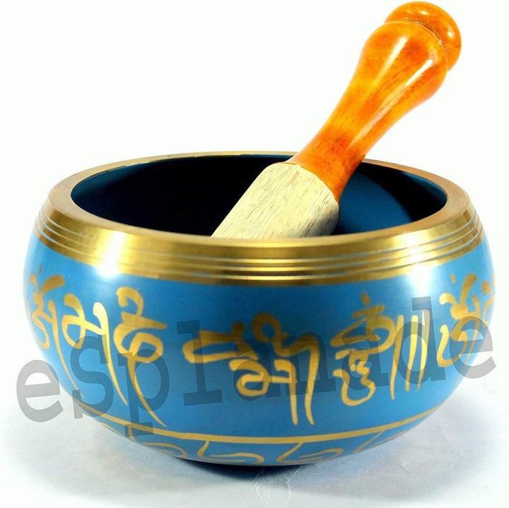 Esplanade - 10,2 cm cm - Klangschale Tibetisch-buddhistisches Gebetsinstrument mit Striker Stick | M