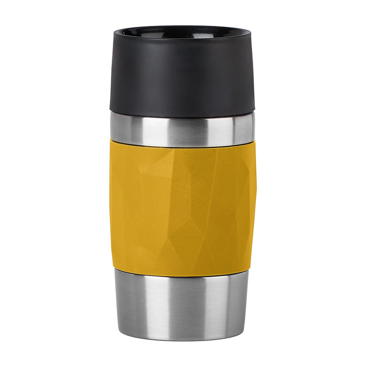 Emsa N21610 Travel Mug Compact Thermo/Isolierbecher aus Edelstahl | 0,3 Liter | 3h heiss 6h kalt | B