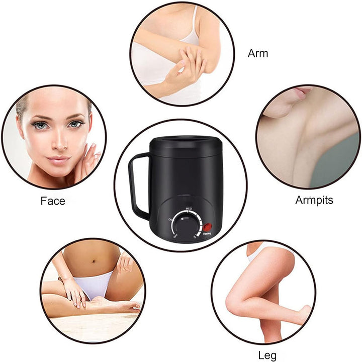 YUYTE Hot Wax Warmers, Professioneller Elektrischer Wachserhitzer Non Stick Pot Wachsschmelzer, Wach