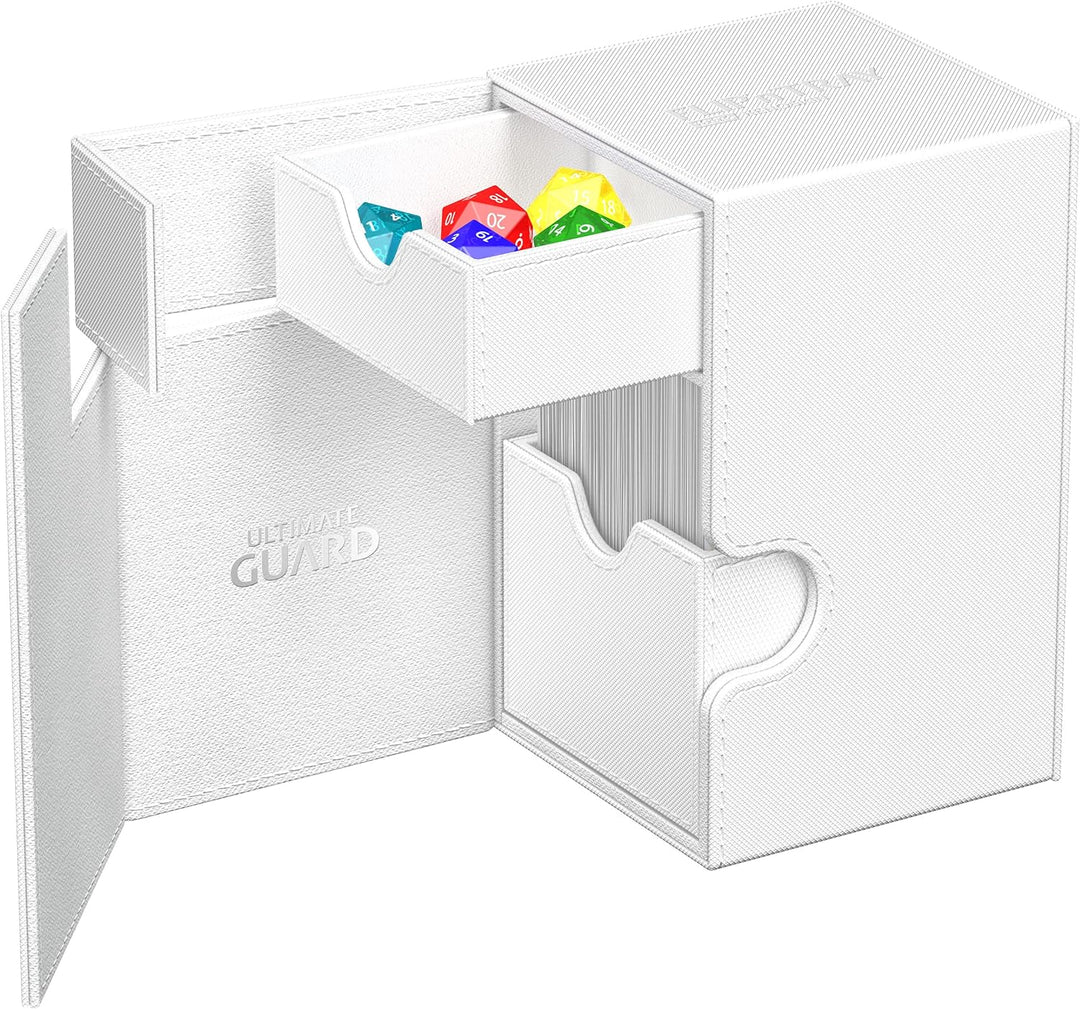 Ultimate Guard Flip`n`Tray 100+ XenoSkin Monocolor Weiss, Weiss
