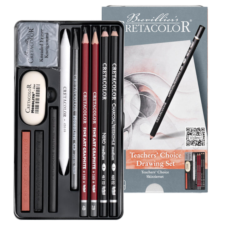 Cretacolor Teacher´s Choice Skizzierset, 11teilig