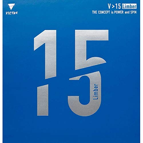 VICTAS Belag V 15 Limber Optionen 2,0 mm, rot