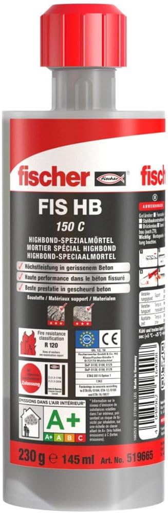 fischer FIS HB 150 C 1 Kart. m. 2 Statikmischer S 6 Stk