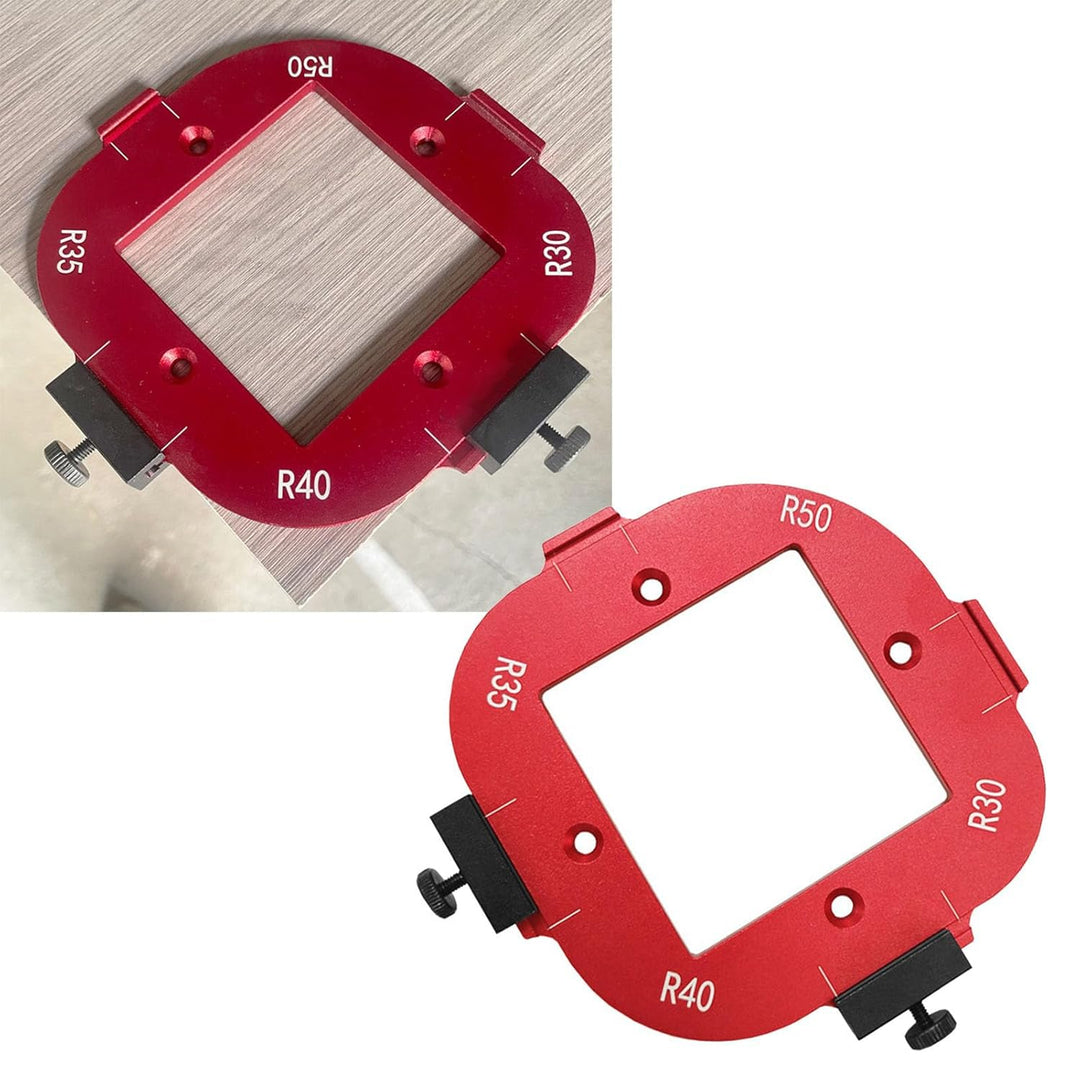 Eckradius-Schablone, 4-in-1, Rund, R30/R35/R40/R45, Tragbare, Abgerundete R-Winkel-Bogenschablone fü