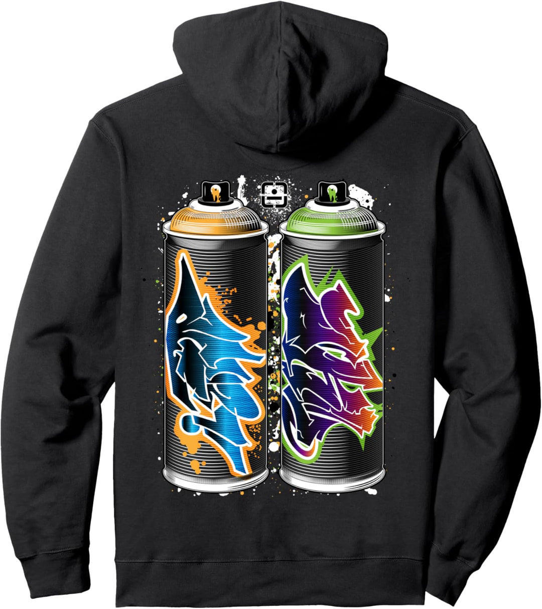 Graffiti Fat Cap Sprühdose - Die Säulen der Urban Art Pullover Hoodie
