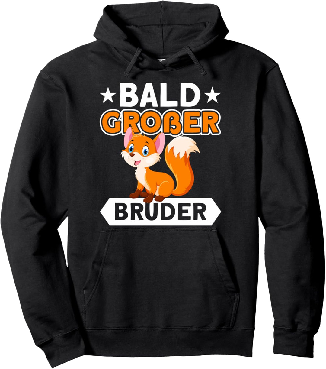 Grosser Bruder Geschwister Kind Fuchs Pullover Hoodie
