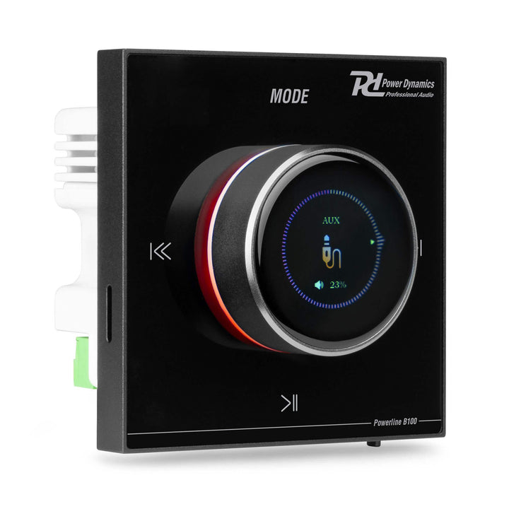 Power Dynamics Powerline B100B Einbau Wand Stereo Verstärker, Audio Verstärker Bluetooth Unterputz-E
