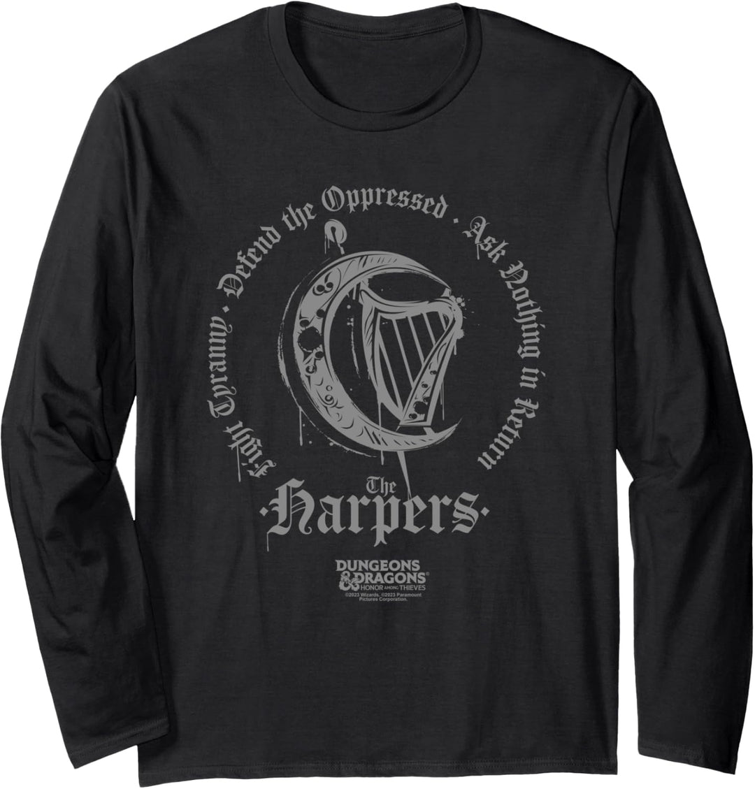Dungeons & Dragons Honor Among Thieves The Harpers Grey Langarmshirt