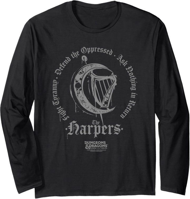 Dungeons & Dragons Honor Among Thieves The Harpers Grey Langarmshirt