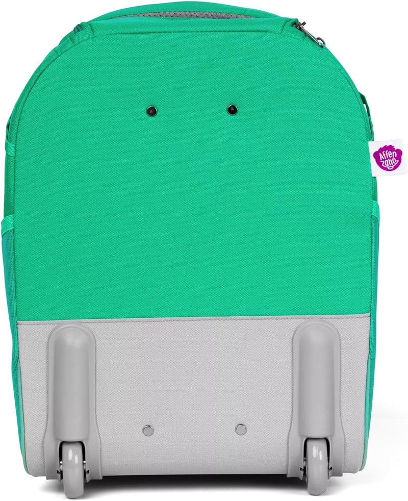 Affenzahn Kinderkoffer in Handgepäckgrösse als Trolley Frosch - Grün