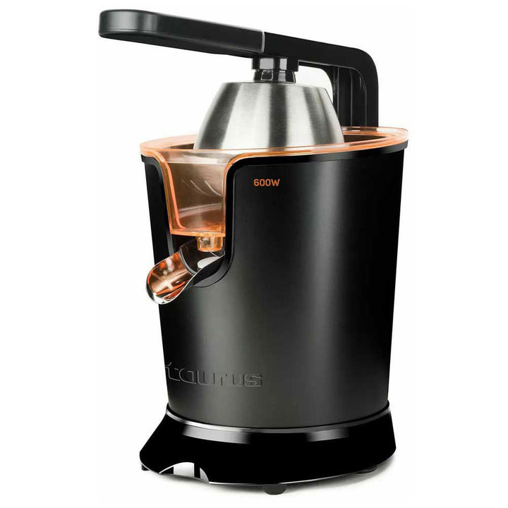 Taurus Easy Press 600 - Entsafter mit elektrischem Hebel. 600W. AC Motor. 2 Zapfen für alle Zitrusfr