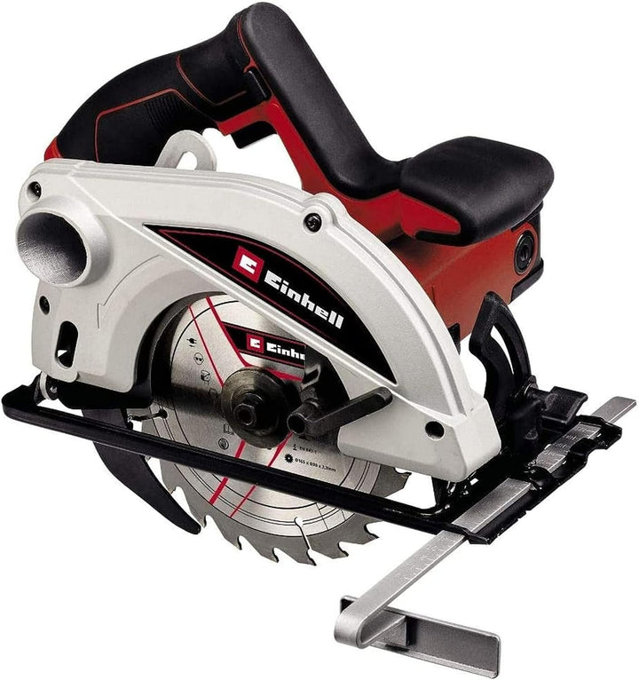 Einhell Handkreissäge TC-CS 1250 (1250 W, Ø165 x Ø16 mm Sägeblatt, 5500 min-1, werkzeuglose Einstell