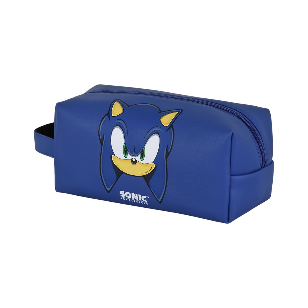 Sega-Sonic Sight-Brick Plus Reise-Kosmetiktasche, Blau, 25 x 12 cm