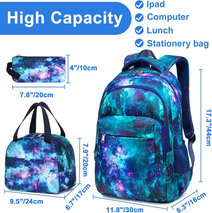 LEDAOU Schulrucksack Junge Teenager Kinder Juvenile Mädchen Daypack Mädchen Freizeitrucksack Backpac