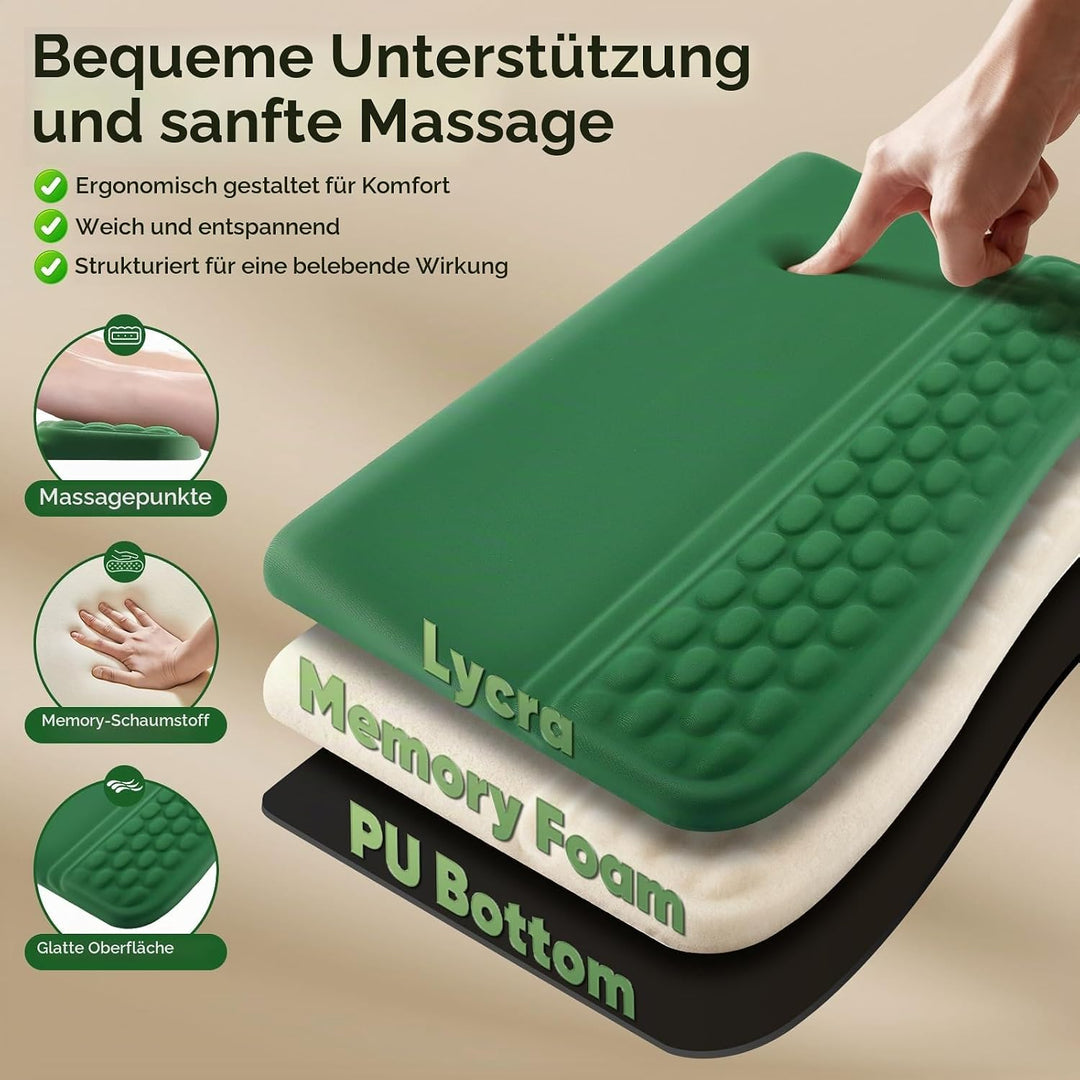 Handballenauflage Tastatur, Handstütze Tastatur Handauflage Ergonomisch, Memory-Schaum Rutschfest Ta
