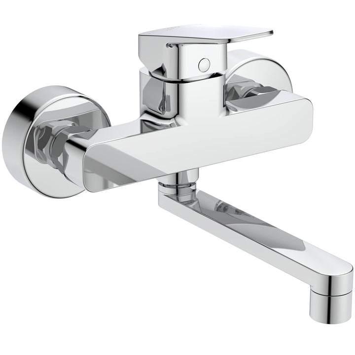 Ideal Standard BD341AA Ceraplan Wand-Küchenarmatur Aufputz Auslauf 200mm Chrom, Auslauf 200mm Chrom