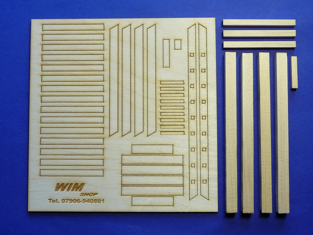Generisch Slotcar Rennbahn-Dekoration HOCHSTAND in 1:32 aus Holz
