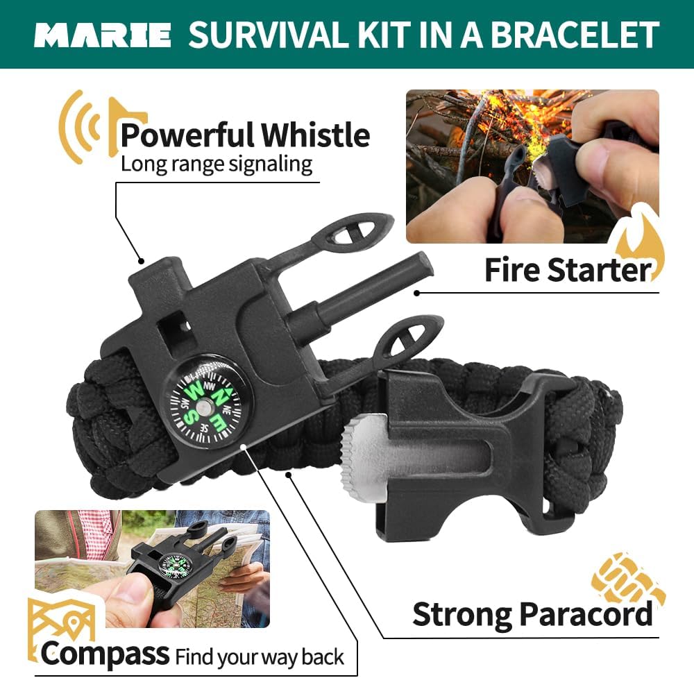 Kleine Geschenke Adventskalender Füllung 12 in 1 Multitool Camping Zubehör, Schneeflocken MultiTool,