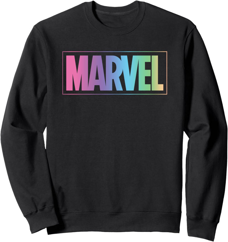 Marvel Logo Pastel Rainbow Sweatshirt