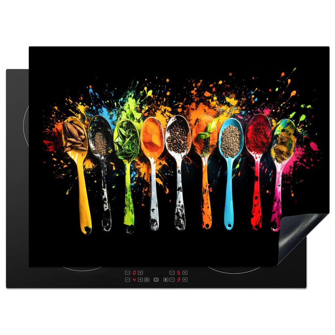 Herdabdeckplatte 70x52 cm Einteilig Herdabdeckung Abdeckplatte für Ceranfeld Abdeckung Induktionskoc