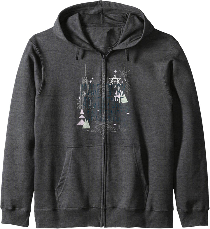 Disney Frozen Every Adventure Quote Kapuzenjacke