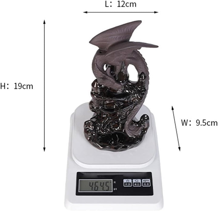 Qeunrtiy Weihrauch Wasserfall Weihrauch Keramik Drache Dekoratives Spiel Mixed Weihrauch Wasserfall