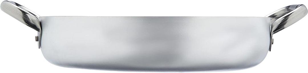 Pentole Agnelli ALMR111028 Strahlungspfanne, professionelles Aluminium 5 mm, 28 cm, 28 cm