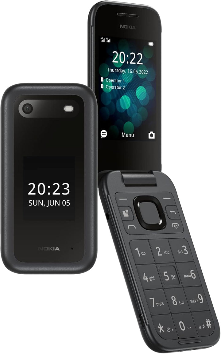 Nokia unlocked, 2660 Flip, 2,8-Zoll-Display, grosse Tasten, toller Sound, Zoom-UI, Notfall-Taste, Dr