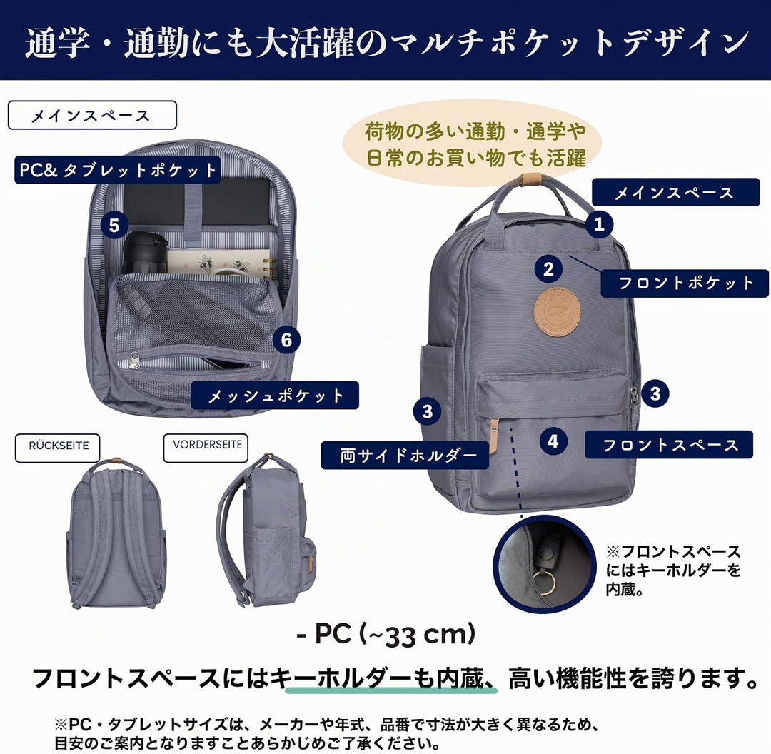 BECKMANN City Light Backpack 20L Green