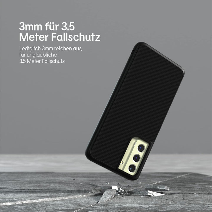 RhinoShield Case kompatibel mit [Samsung Galaxy S21 FE] | SolidSuit - Stossdämpfende & schlanke Schu
