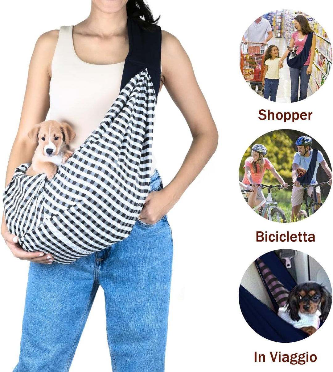 Hundetasche, verstellbare Reisetasche für kleine Hunde