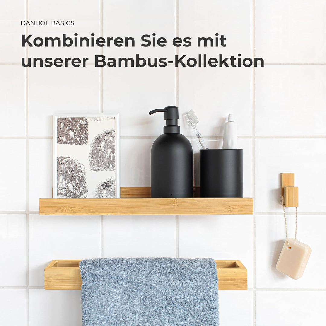 Badregal | Ohne Bohren (Selbstklebend) | Wandregal ohne Bohren für Badezimmer Küche Wohnzimmer | Kle