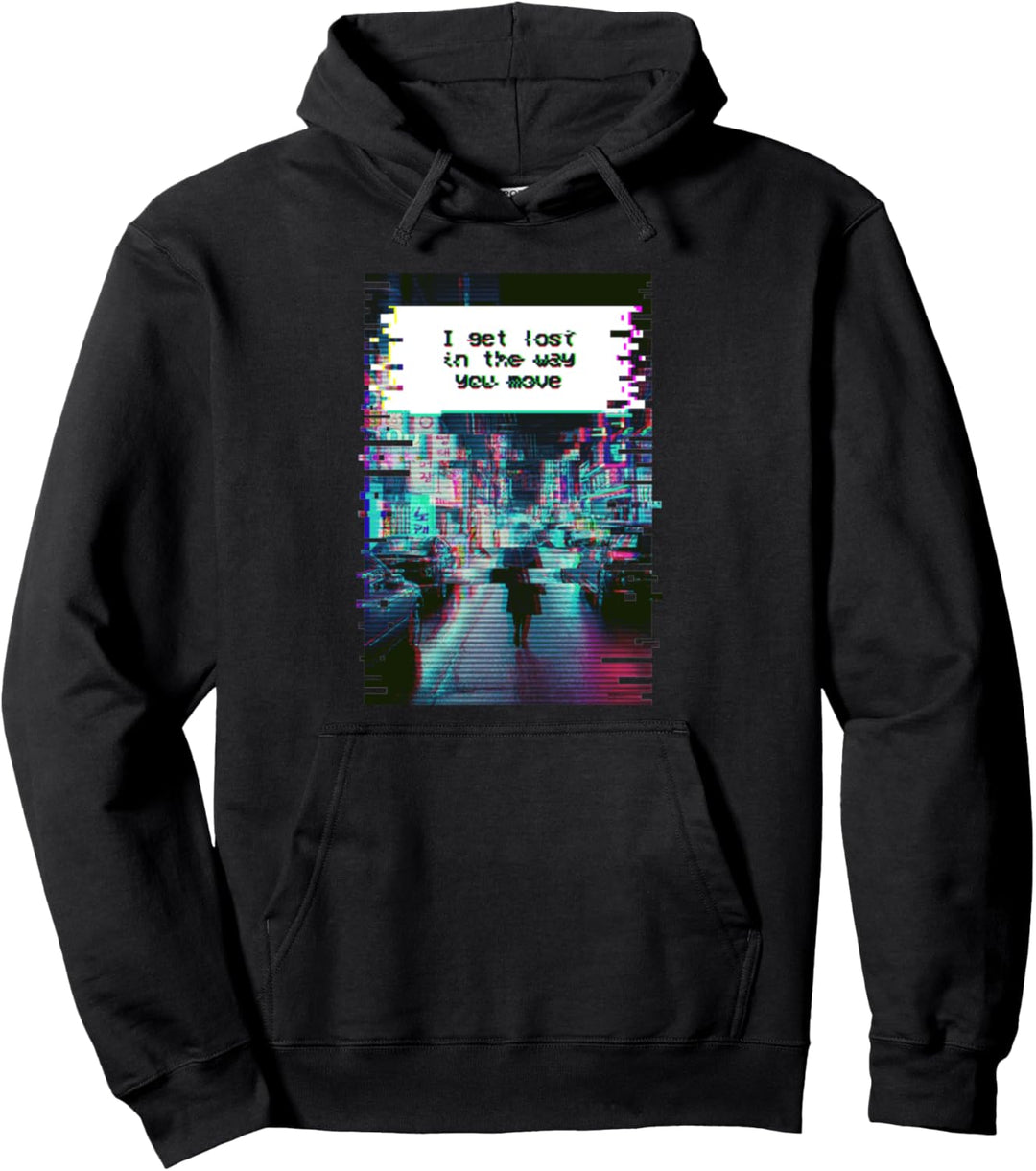 Vaporwave Aesthetic Fashion Stadt Für Ein Anime Fan Geschenk Pullover Hoodie