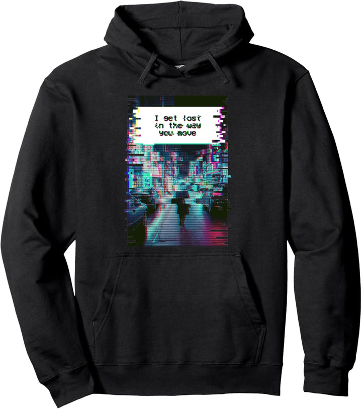 Vaporwave Aesthetic Fashion Stadt Für Ein Anime Fan Geschenk Pullover Hoodie