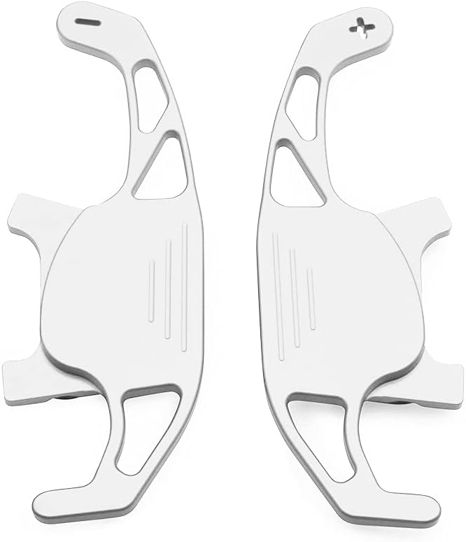 HIBEYO 2 Stücke Lenkrad Schaltwippen Verlängerung Paddles Lenkrad für VW GOLF GTI R R-line GTD GTE M