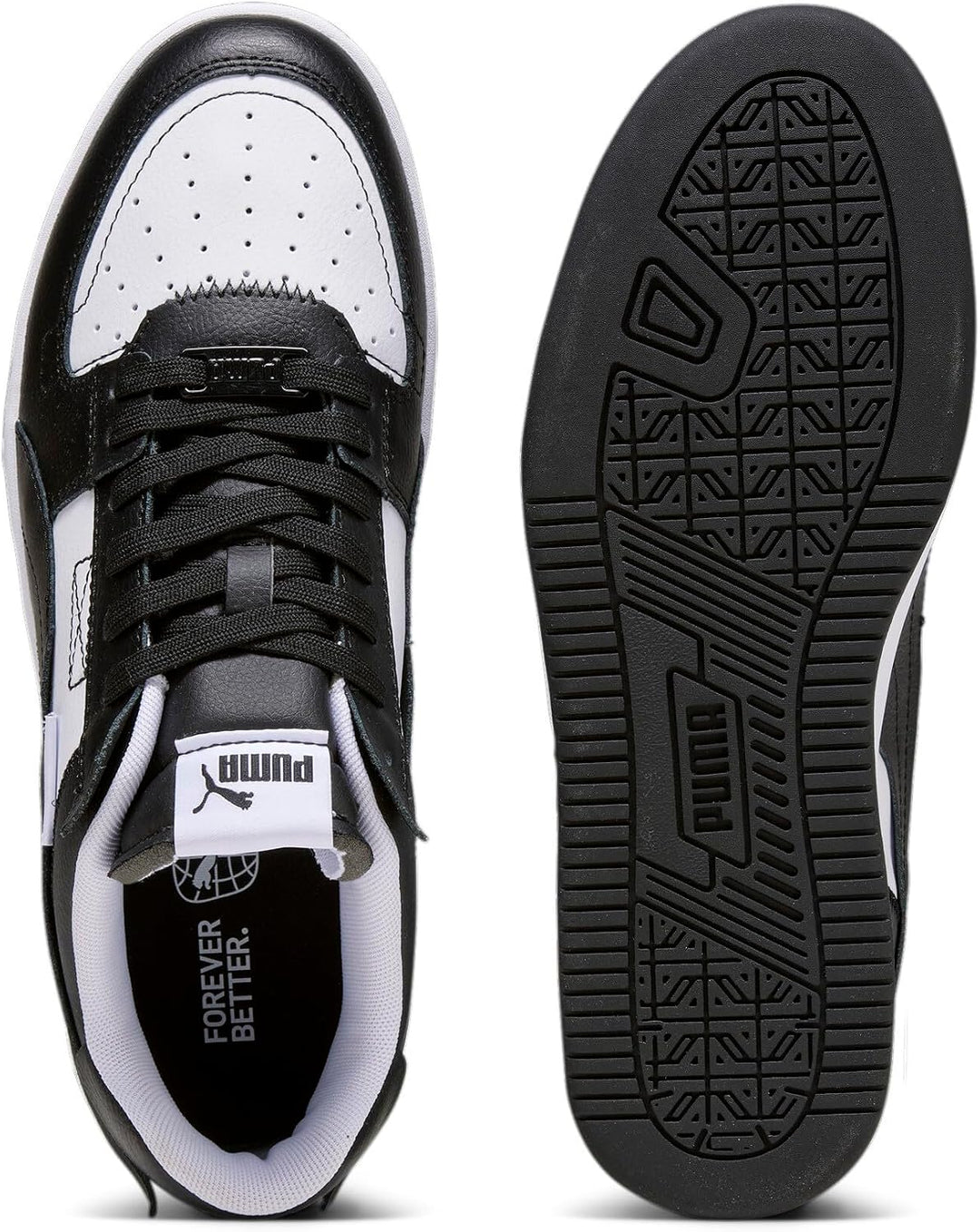 PUMA Unisex Caven 2.0 WIP Sneaker 37 EU Puma White Puma Black, 37 EU Puma White Puma Black