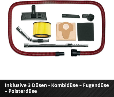 Einhell Akku-Nass-Trockensauger TE-VC 36/30 Li S Power X-Change (Li-Ion, 36 V, ECO/BOOST-Mode, Edels