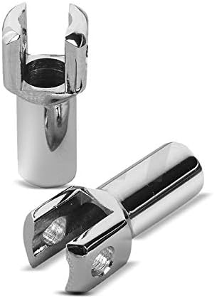 Sozius Fussrasten-Halter für Harley Davidson Heritage Softail Classic 00-06 Chrom