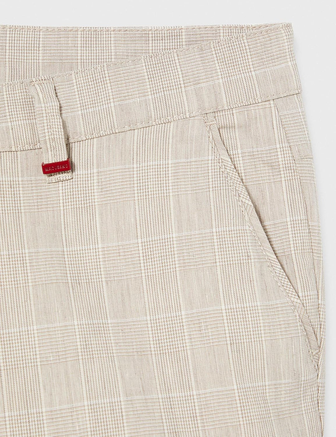 MCA Herren Lennox Hose, per Pack Beige (Cream White Check 203K), W34(Herstellergrösse: 34/32)