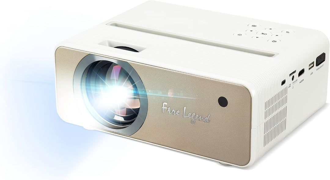 Acer - AOpen QF12 Powered by Acer LCD-LED Projector (Full HD (1.920 x 1.080 Pixel) 5.000 Lumen, 1.00