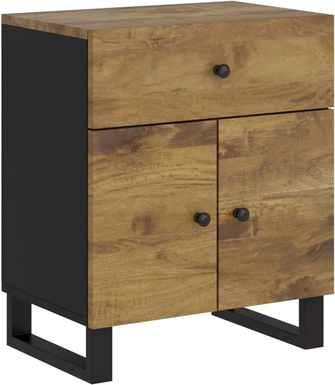 Tidyard Nachttisch Nachtschrank Nachtkonsole Nachtkommode Nachtschränckchen Badschrank 50 x 33 x 60