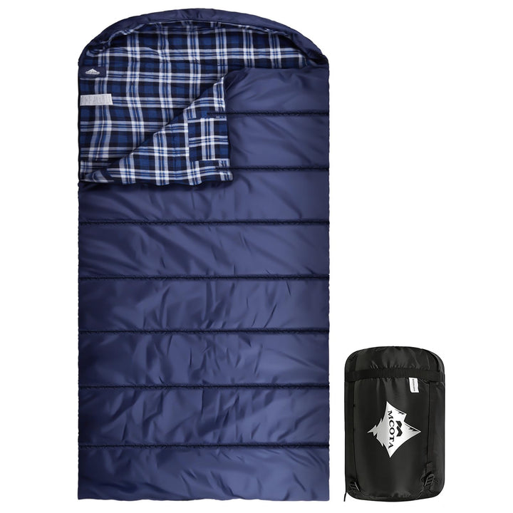 Baumwoll-Flanell-Schlafsack für Erwachsene, 100% Baumwollfutter-Schlafsack für Camping, Wandern, Ruc