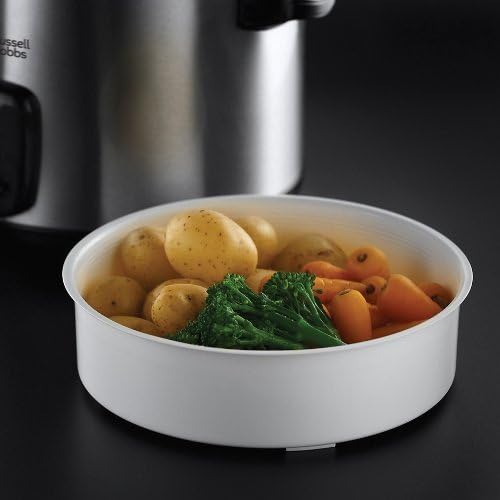 Russell Hobbs Reiskocher [1,8l] inkl. Dampfgarer -Einsatz (Warmhaltefunktion, antihaftbeschichteter