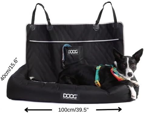 DOOG - Car Seat - Black - Large 100 x 40 cm