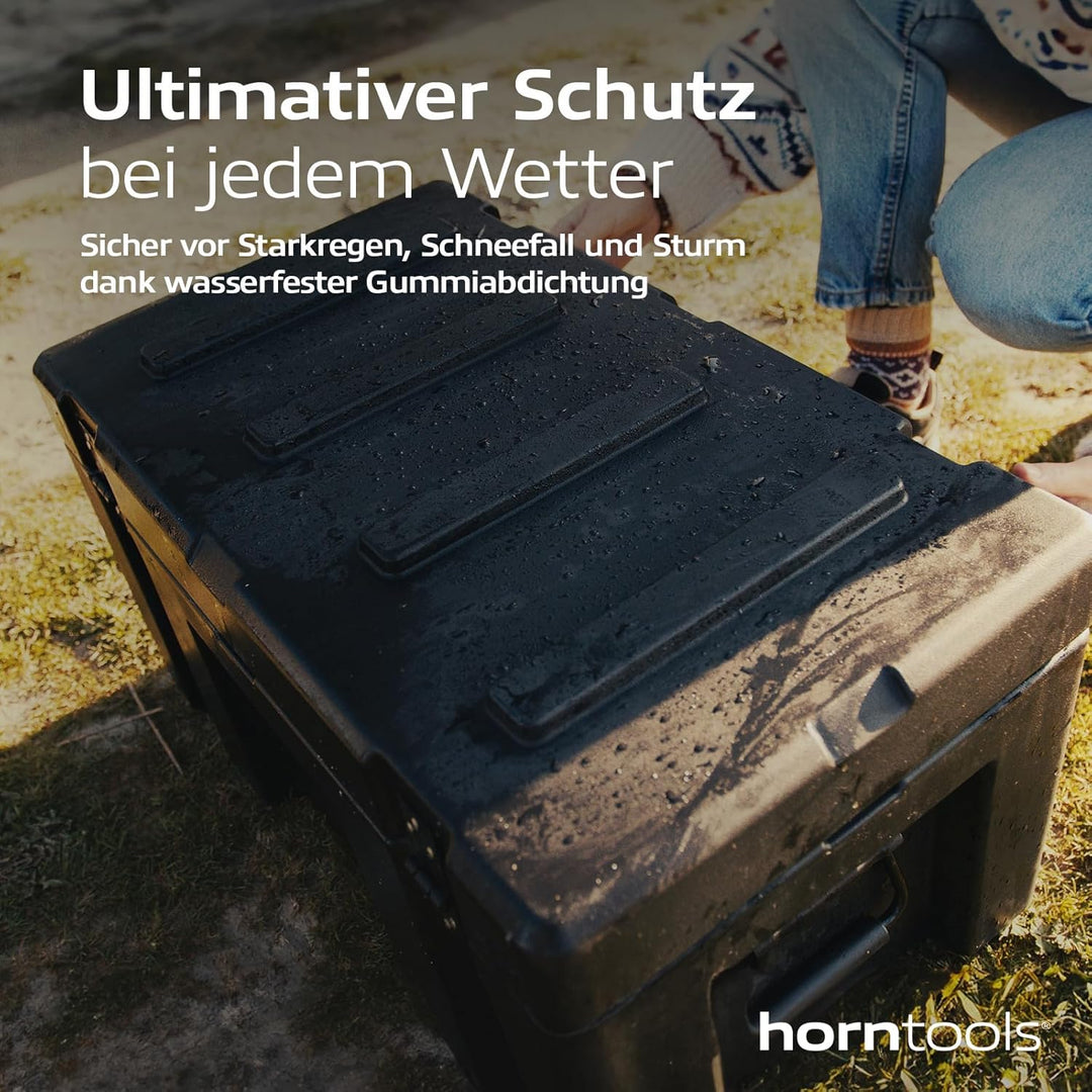 horntools Transportbox - Wasserdichte Reisebox - Lagerbox Stapelbar - 3,6mm dickes Polyethylen - Sic