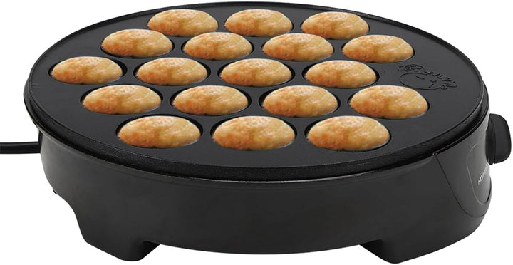 Takoyaki Maker Elektrisch, Gusseisen Pancake Ball Maker mit 18 Löcher, für die Herstellung Japanisch