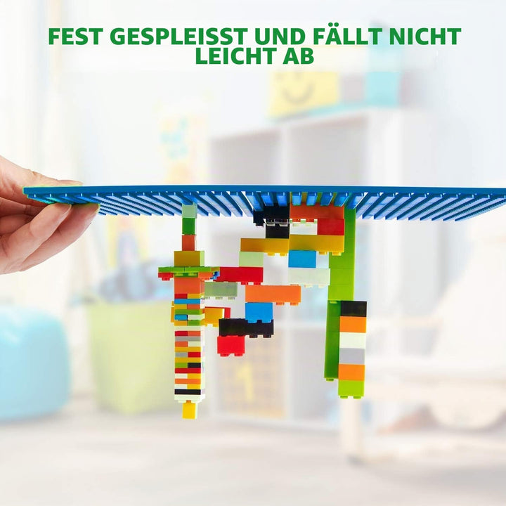 WYSWYG Bauplatten-Set 6 Stück, 25 * 25cm Platten, blau Dunkelblau, Dunkelblau